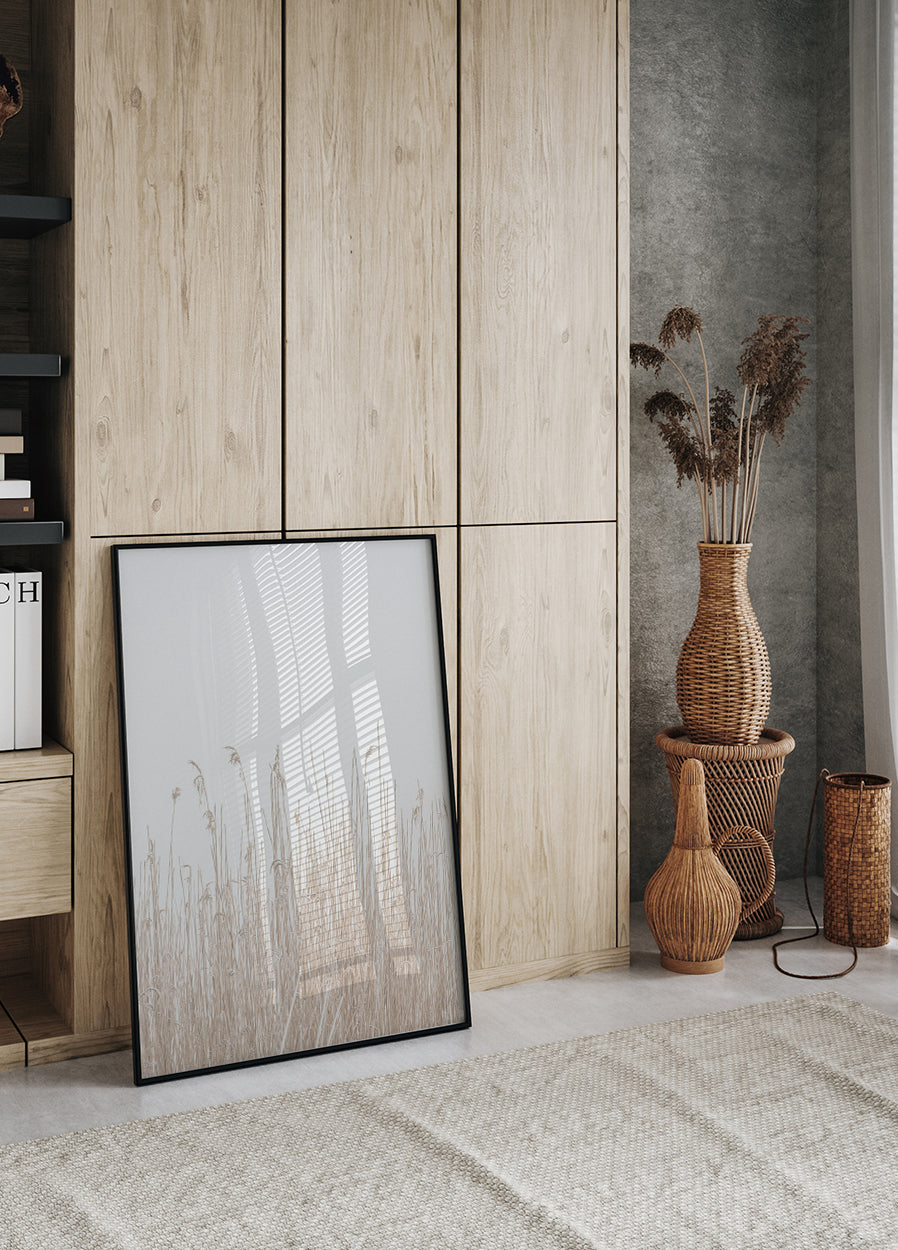 Grass In Fog Poster - Posterbox.dk