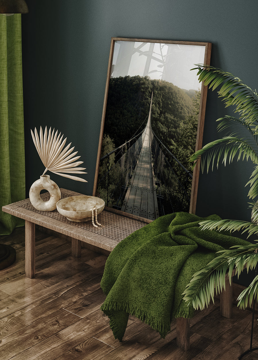 Hanging Bridge Poster - Posterbox.dk