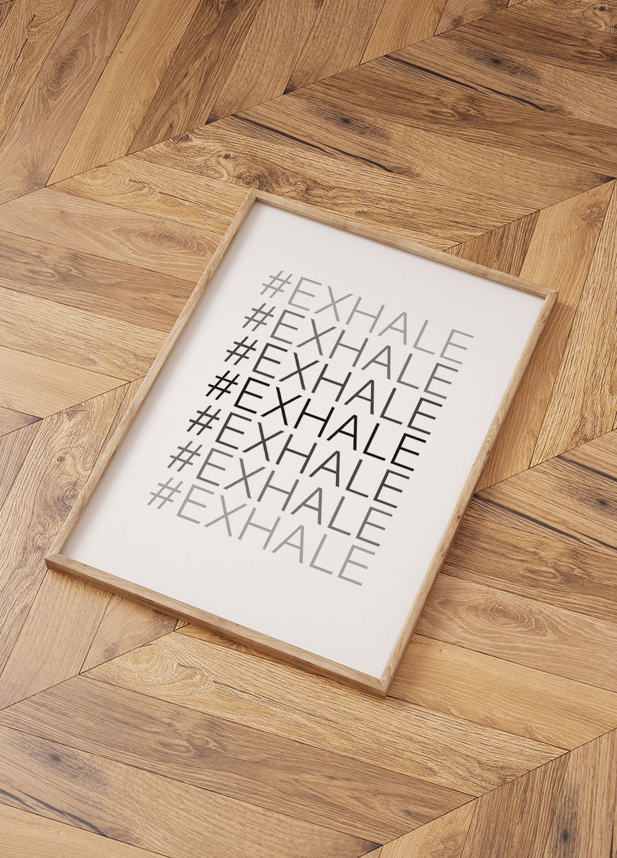 Hash Exhale Poster - Posterbox.no
