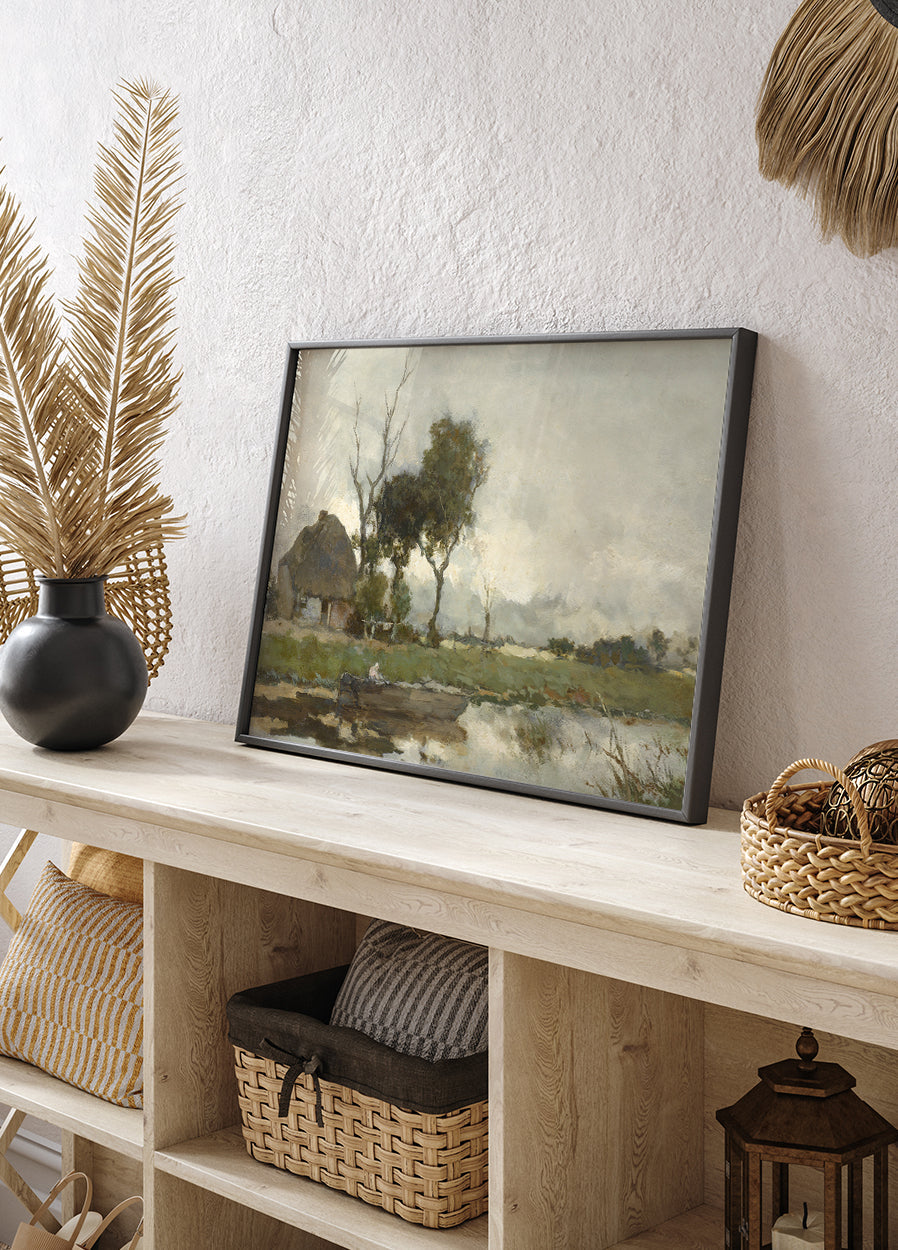 Herfstlandschap By Jan Hendrik Weissenbruch Poster - Posterbox.dk