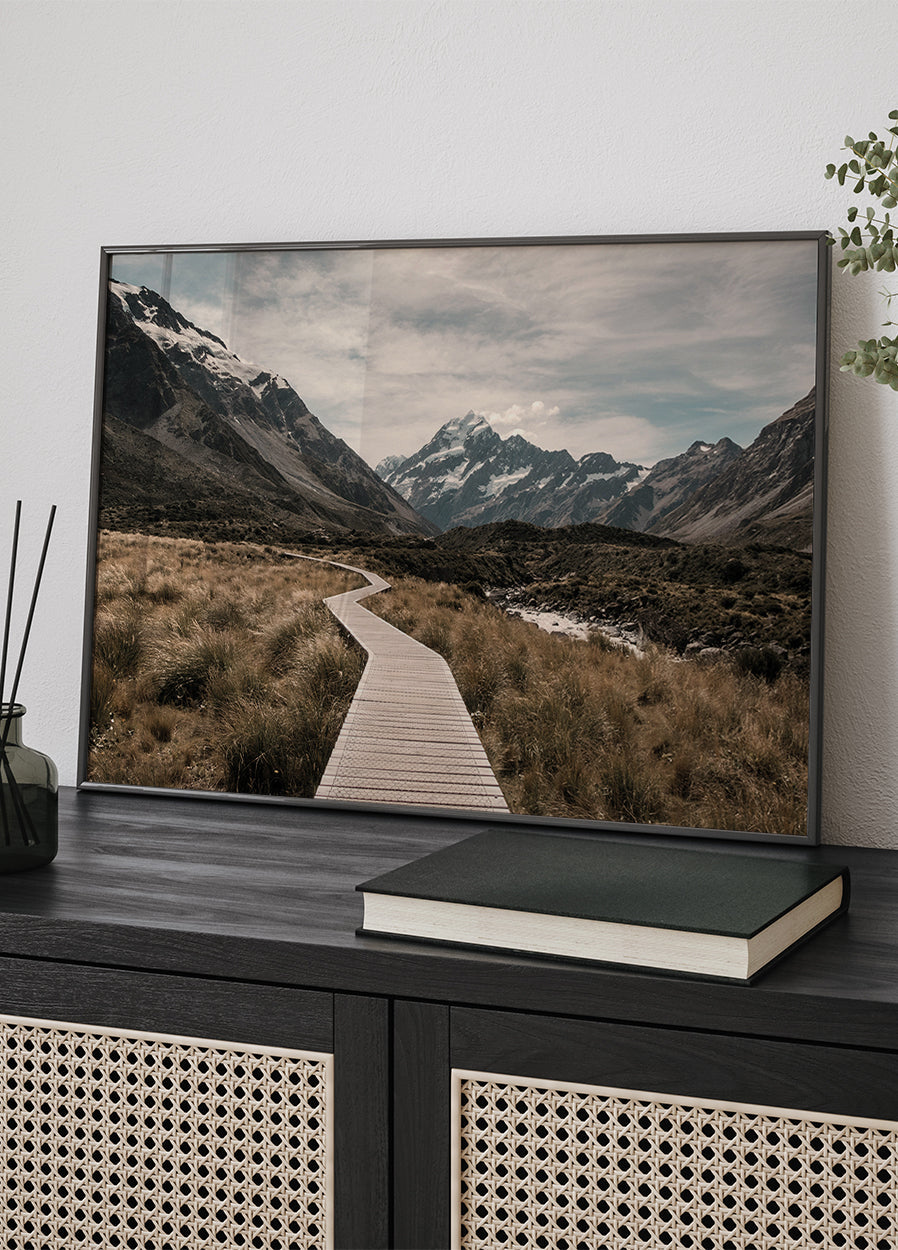 Hooker Valley Track Poster - Posterbox.dk