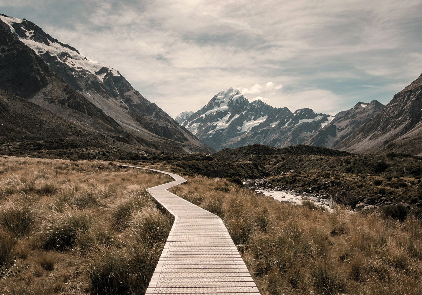 Hooker Valley Track Poster - Posterbox.dk