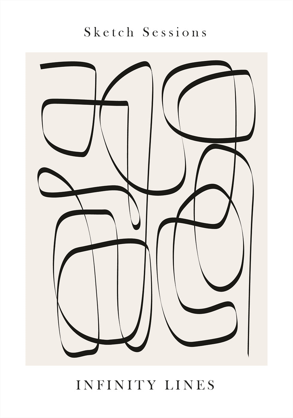 Infinity Lines Poster - Posterbox.dk