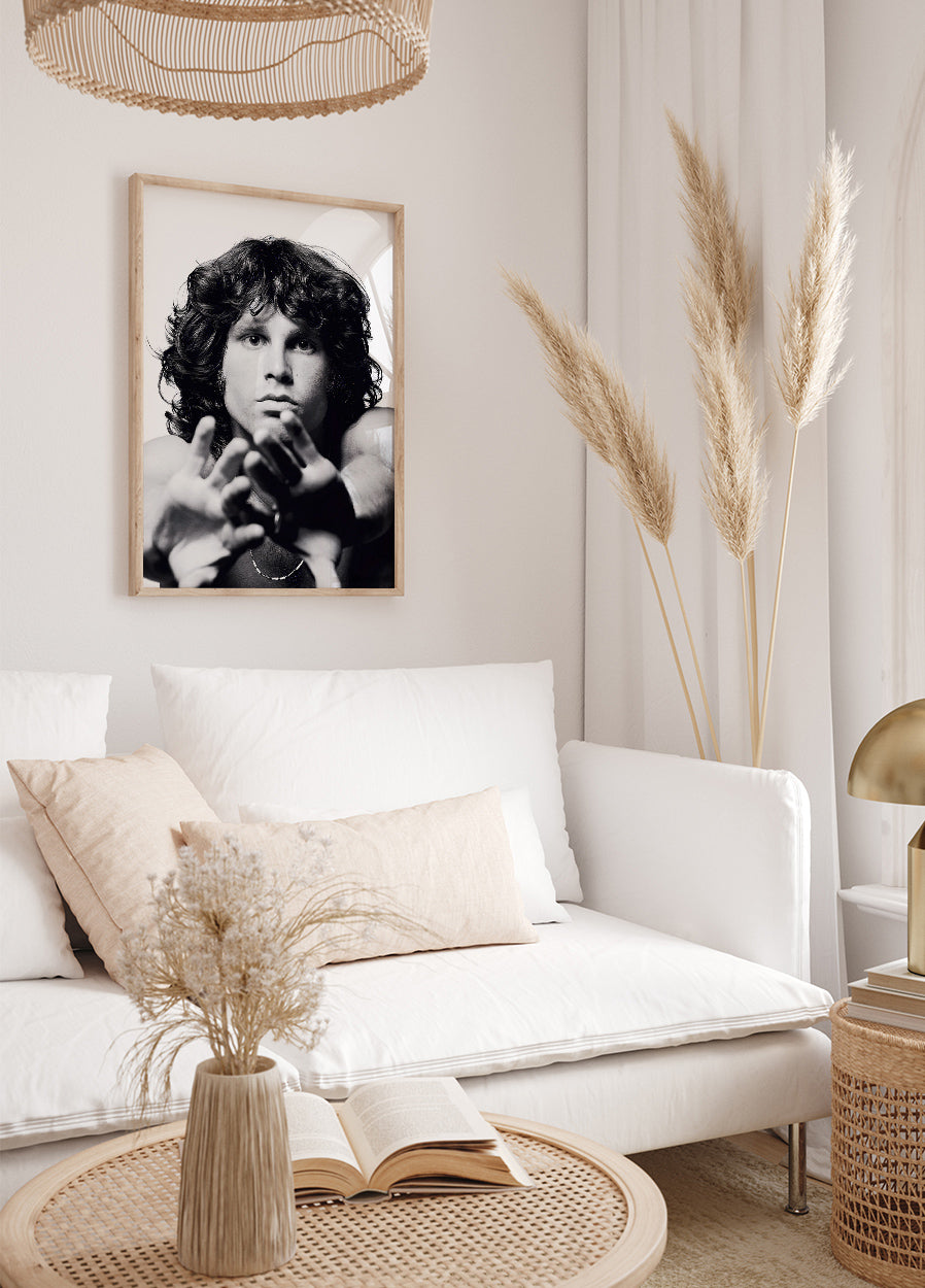 Jim Morrison Portrait Poster - Posterbox.dk