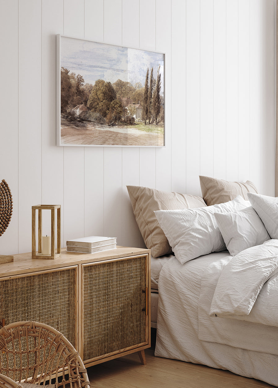 Kensington Gardens By Samuel Palmer Poster - Posterbox.dk