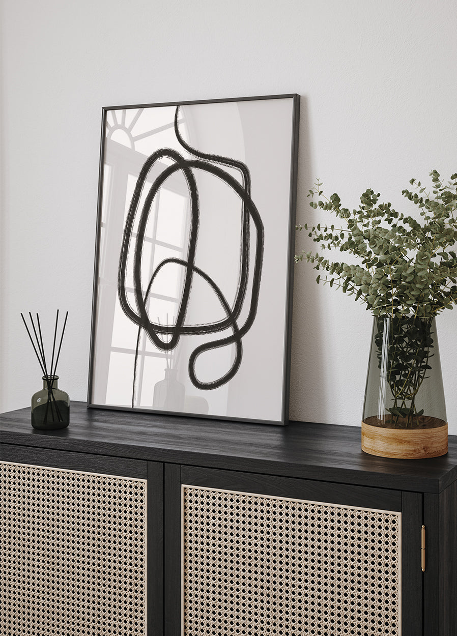 Line Art Knot Poster - Posterbox.dk