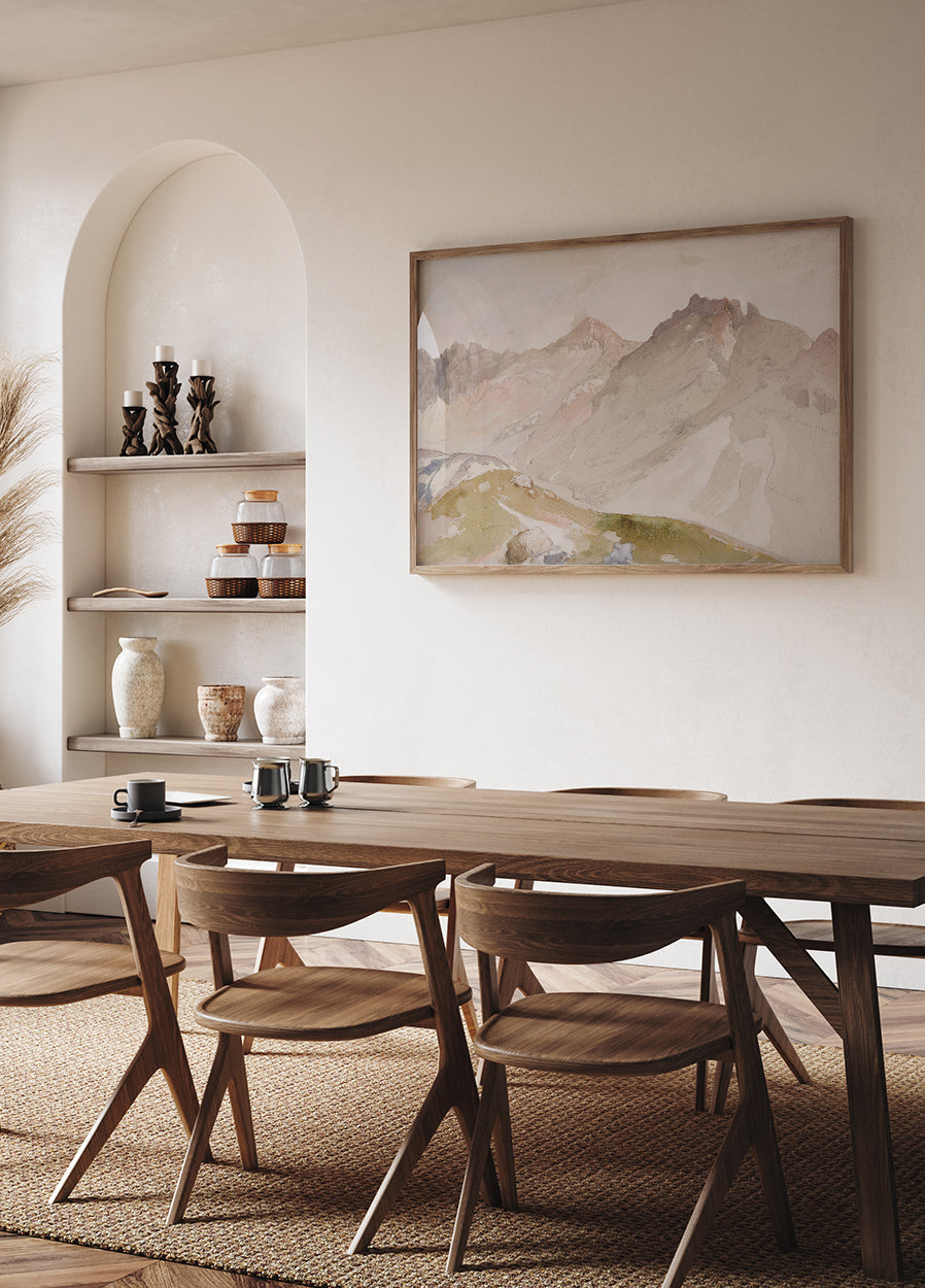 Little Cottonwood Canyon By Thomas Moran Poster - Posterbox.dk