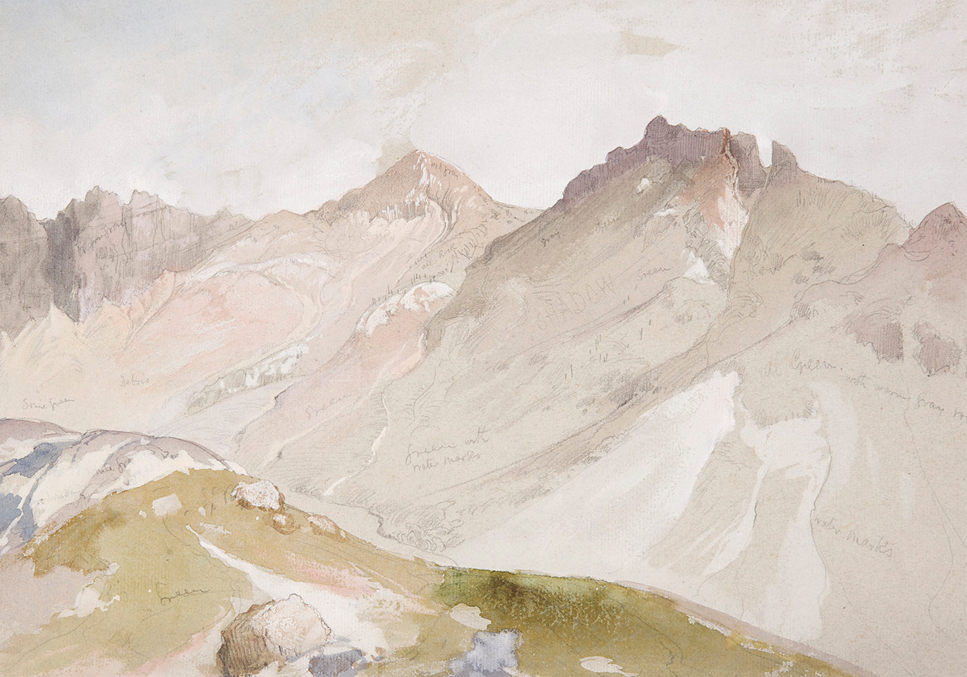 Little Cottonwood Canyon By Thomas Moran Poster - Posterbox.dk