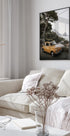 Little Orange Car in Capri Portrait Poster - Posterbox.dk
