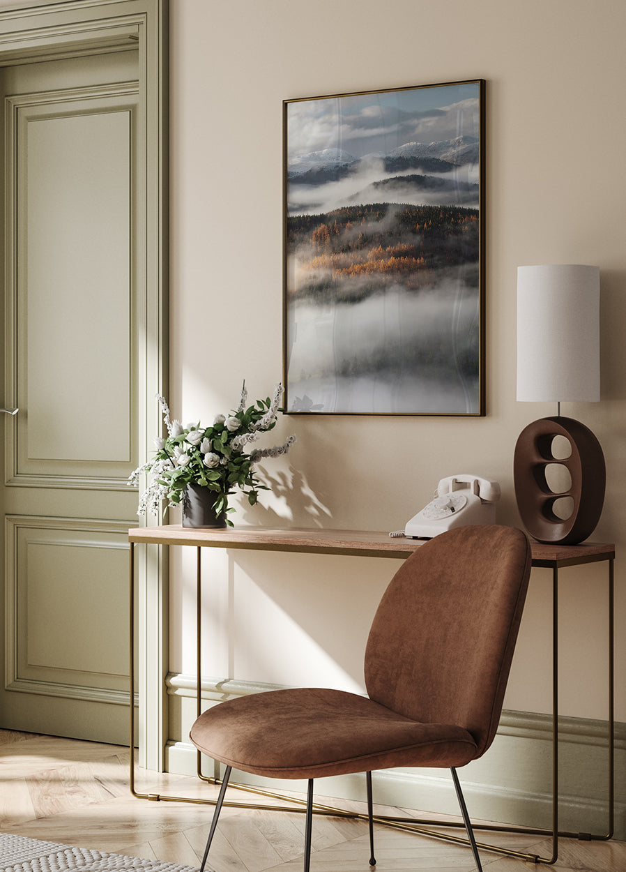 Misty Valley Poster - Posterbox.dk