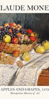 Monet Apples And Grapes Poster - Posterbox.dk