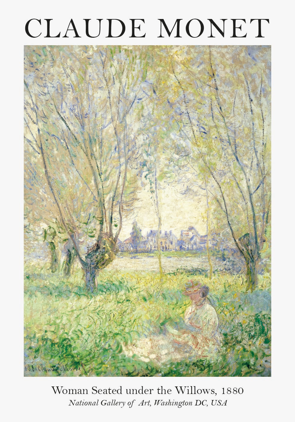 Monet Willows Poster - Posterbox.dk