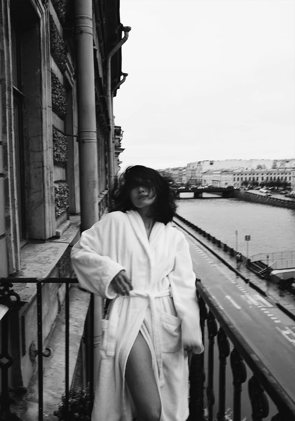 Morning On The Balcony Poster