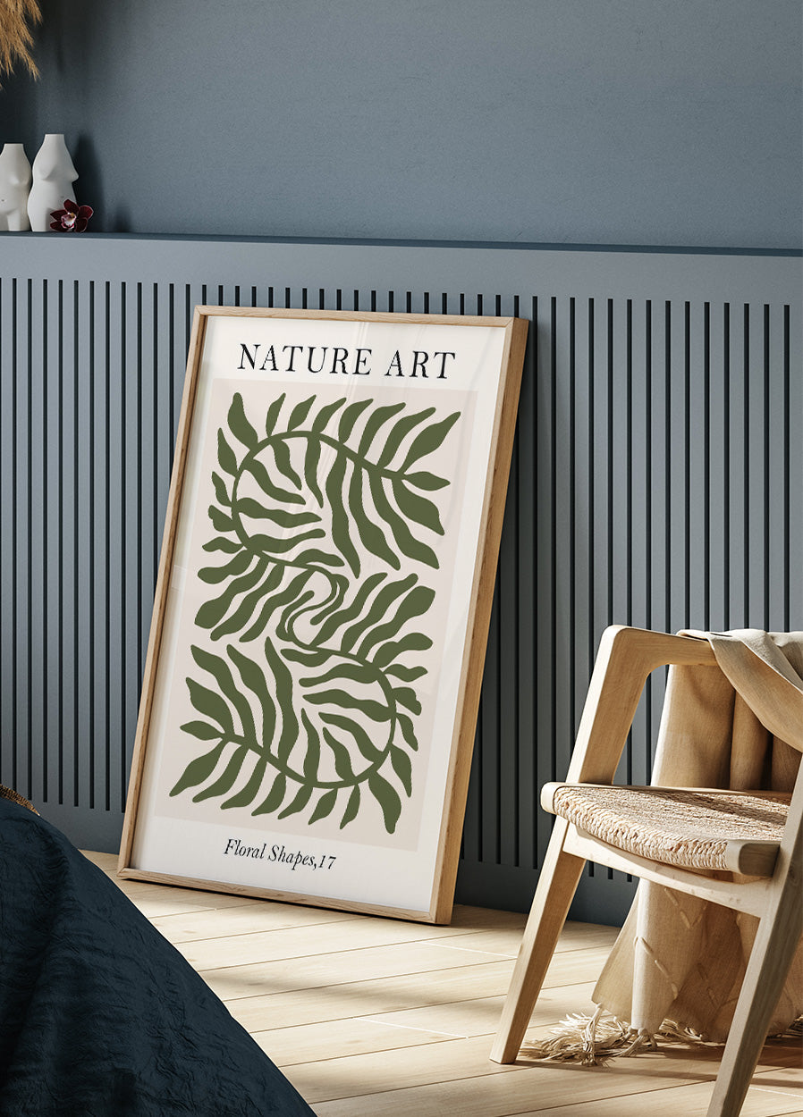 Nature Art Floral Shapes Poster - Posterbox.dk