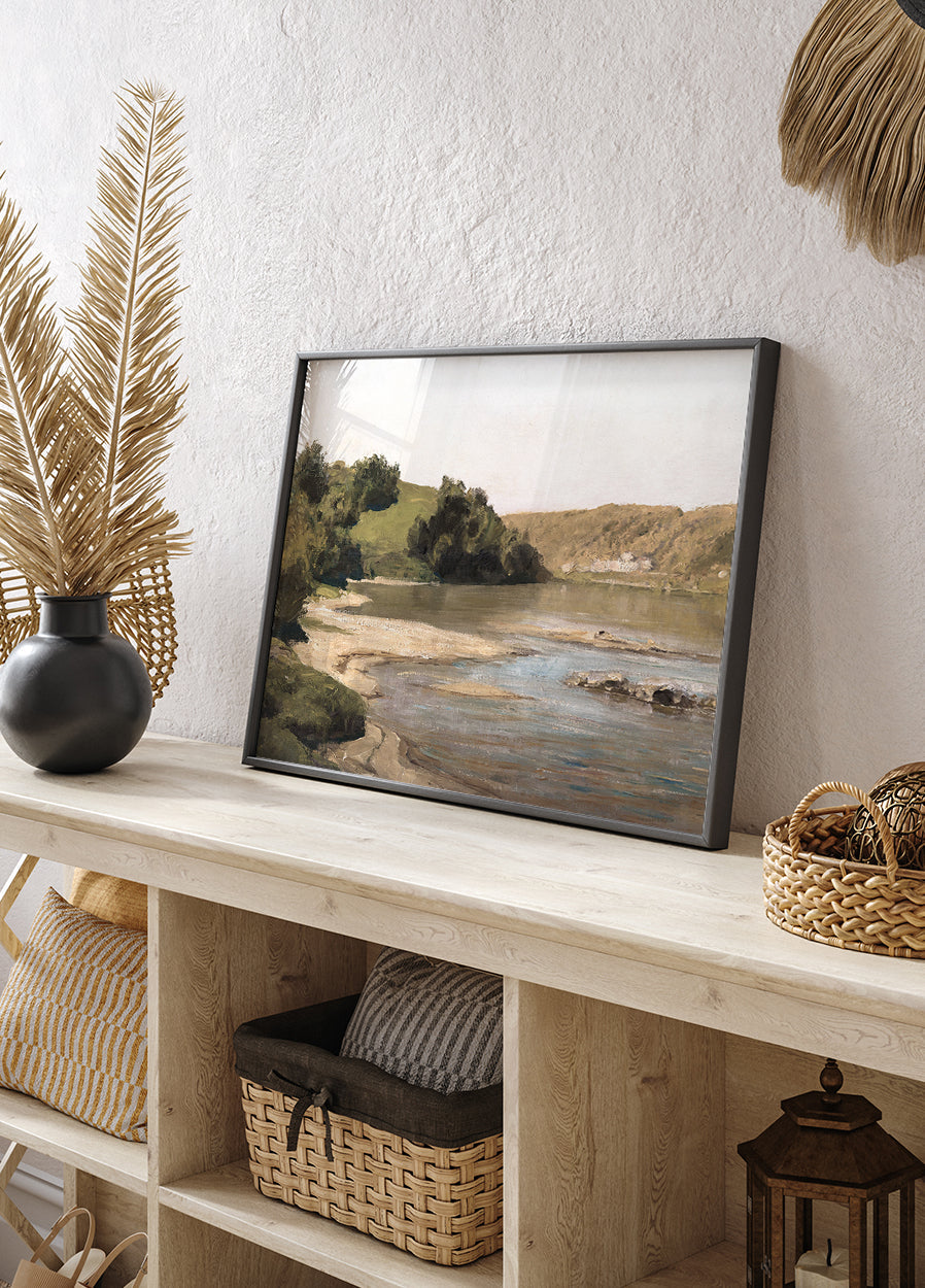 Oka River By Vasily Polenov Poster - Posterbox.dk