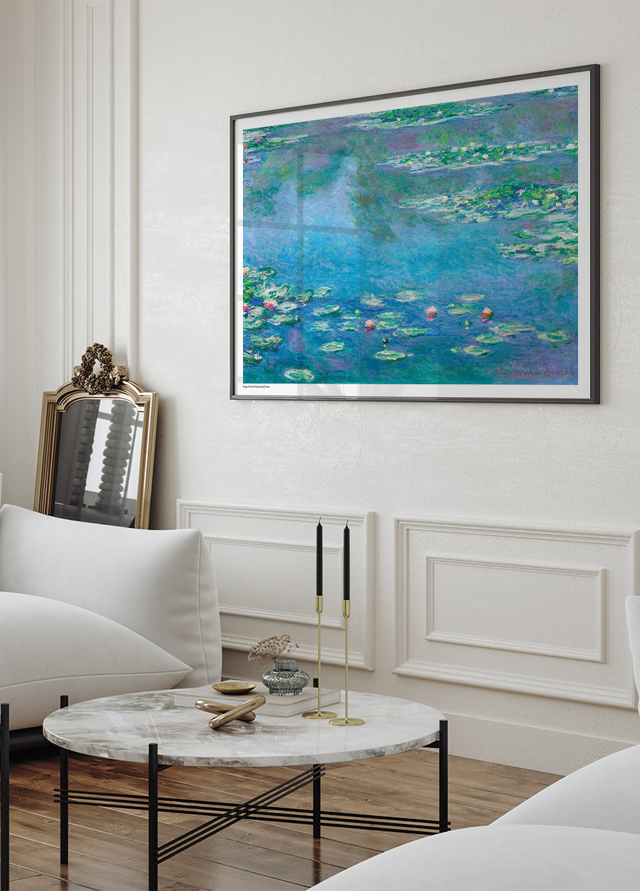 Water Lilies by Claude Monet 1906 Poster - Posterbox.no