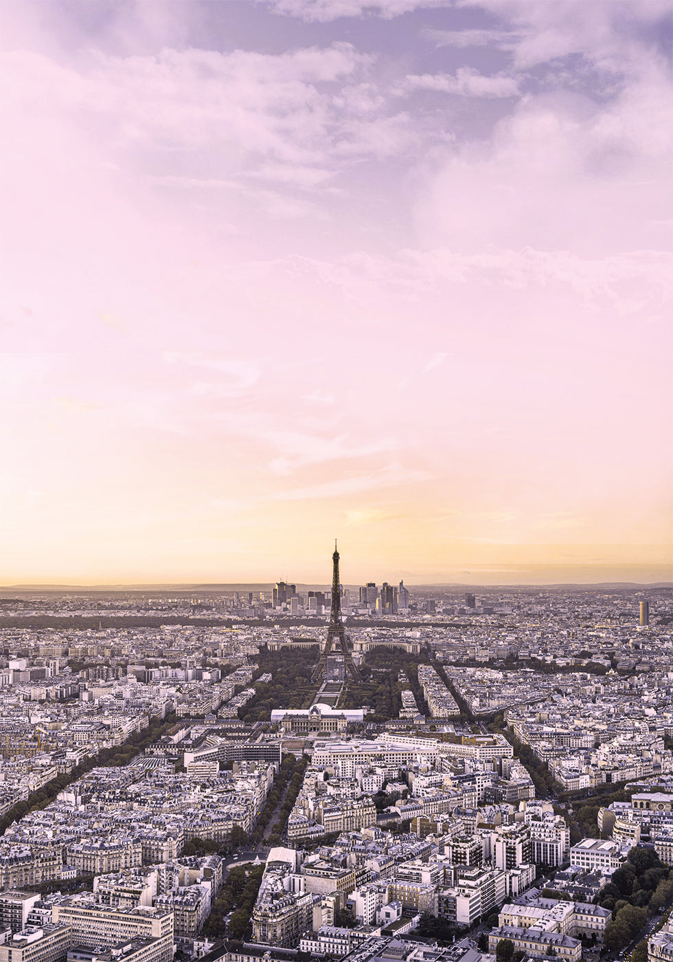 Paris During Sunset Poster - Posterbox.dk