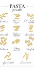Pasta Guide Poster - Posterbox.dk