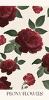 Peony Flowers Poster - Posterbox.dk
