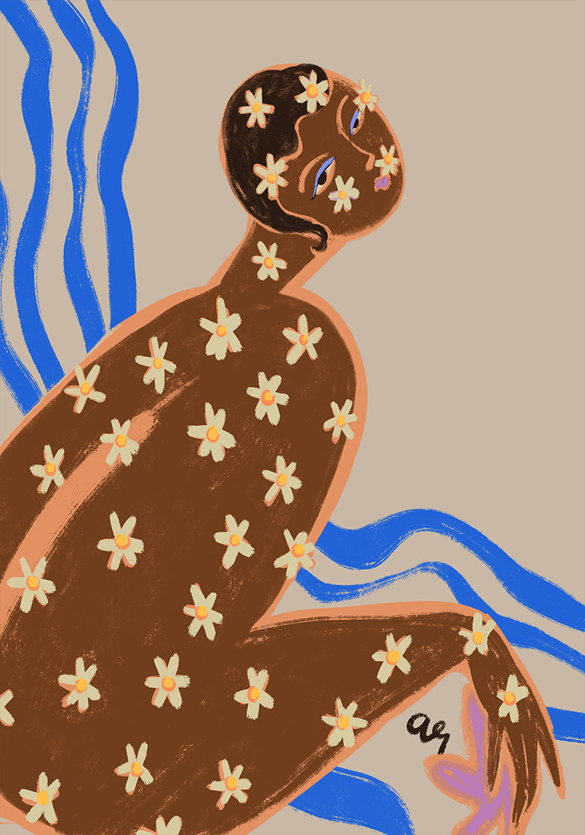 Blooming Daisy Poster