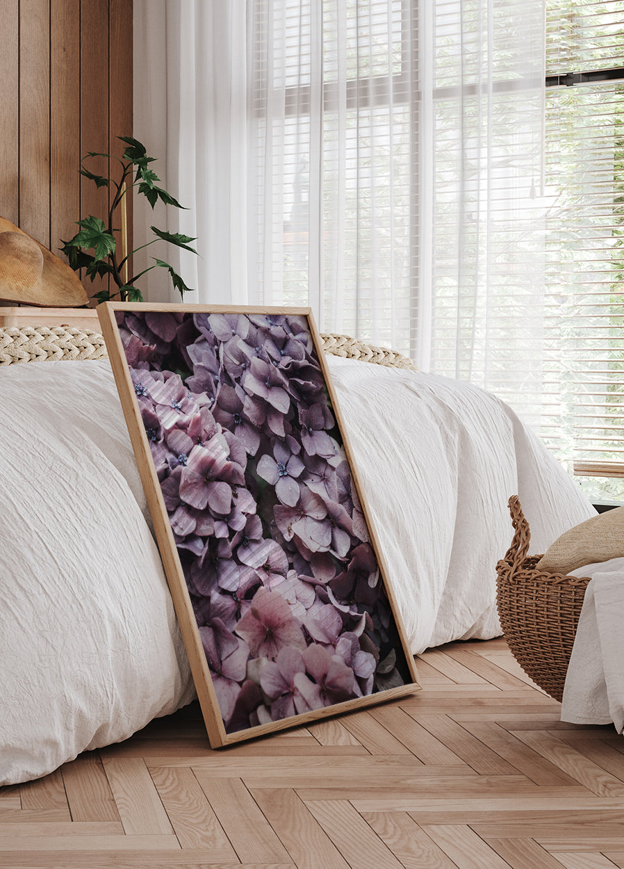 Pink Hydrangea Poster - Posterbox.dk