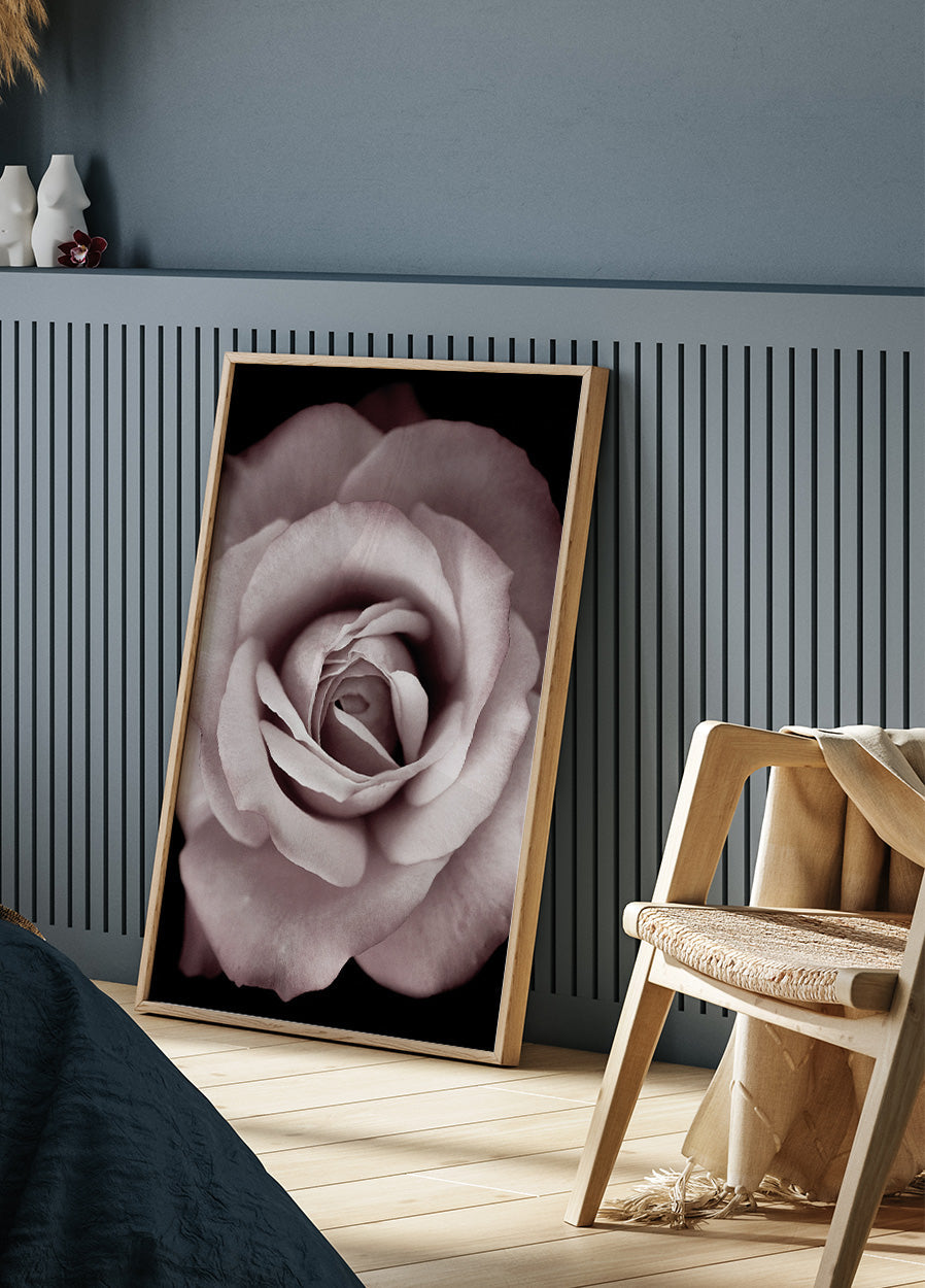 Pink Rose Poster - Posterbox.dk