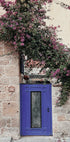Vibrant Doorway with Bougainvillea Poster - Posterbox.dk