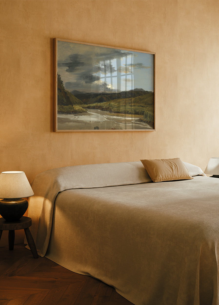 Plein-air Sketch Of A River By Jules Coignet Poster - Posterbox.dk