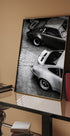 Classic Porsche in Black and White Poster - Posterbox.dk