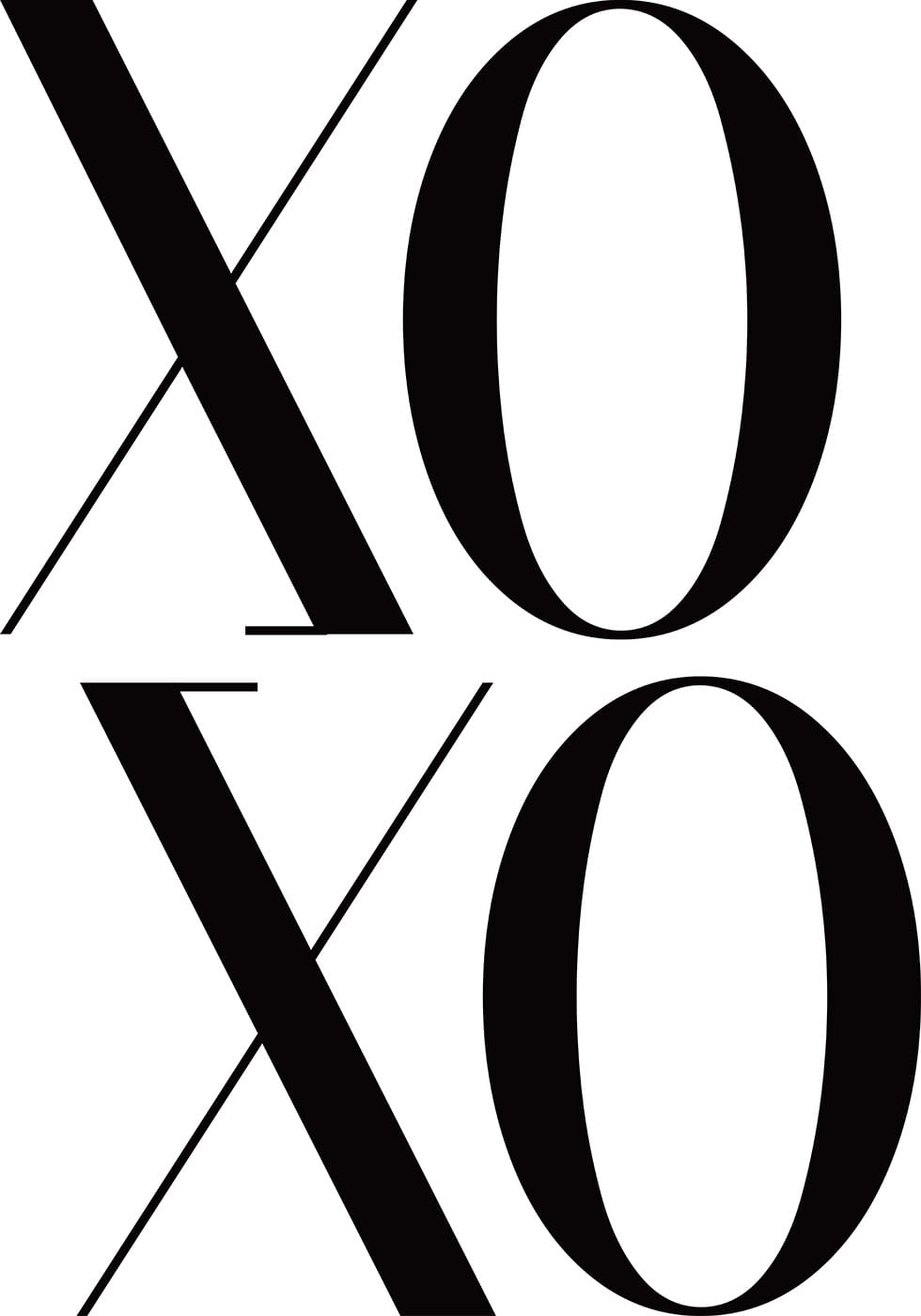 XOXO Poster - Posterbox.dk