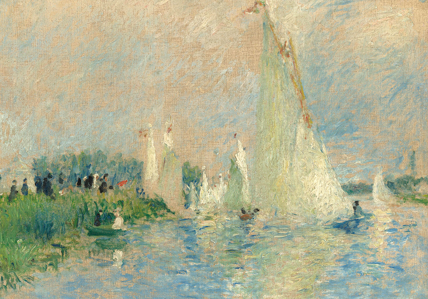 Regatta at Argenteuil By Auguste Renoir Poster - Posterbox.dk