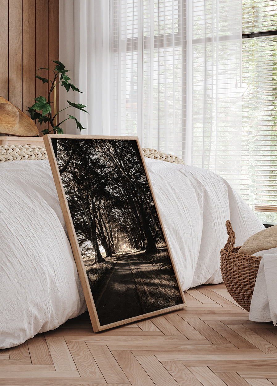 Road Among Trees Poster - Posterbox.dk