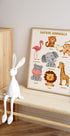 Safari Animals Poster - Posterbox.dk