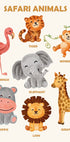 Safari Animals Poster - Posterbox.dk