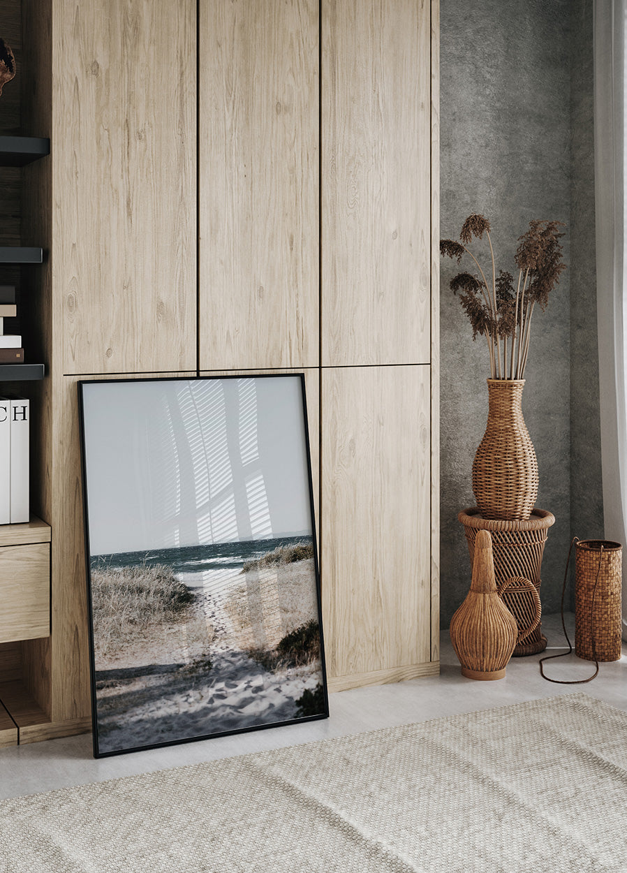 Sandy Path To The Ocean Poster - Posterbox.dk