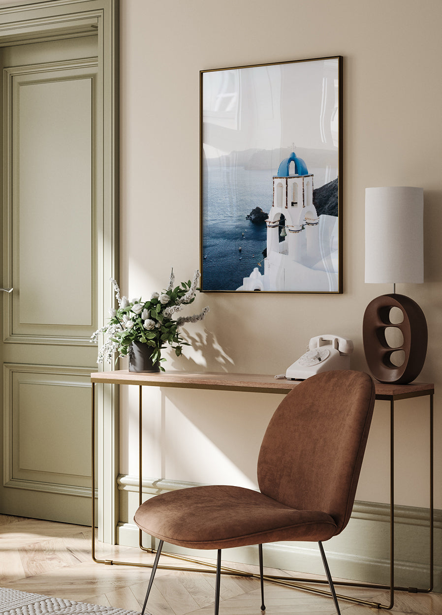 Santorini Coast Poster - Posterbox.dk