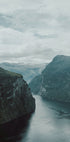 Majestic Fjord Landscape Poster - Posterbox.dk