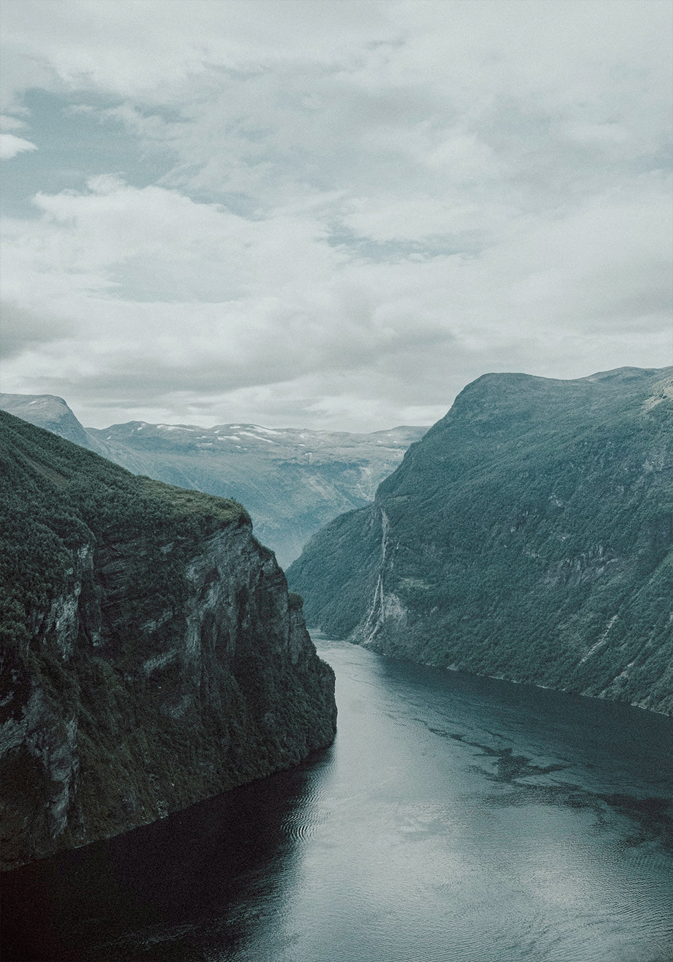 Majestic Fjord Landscape Poster - Posterbox.dk