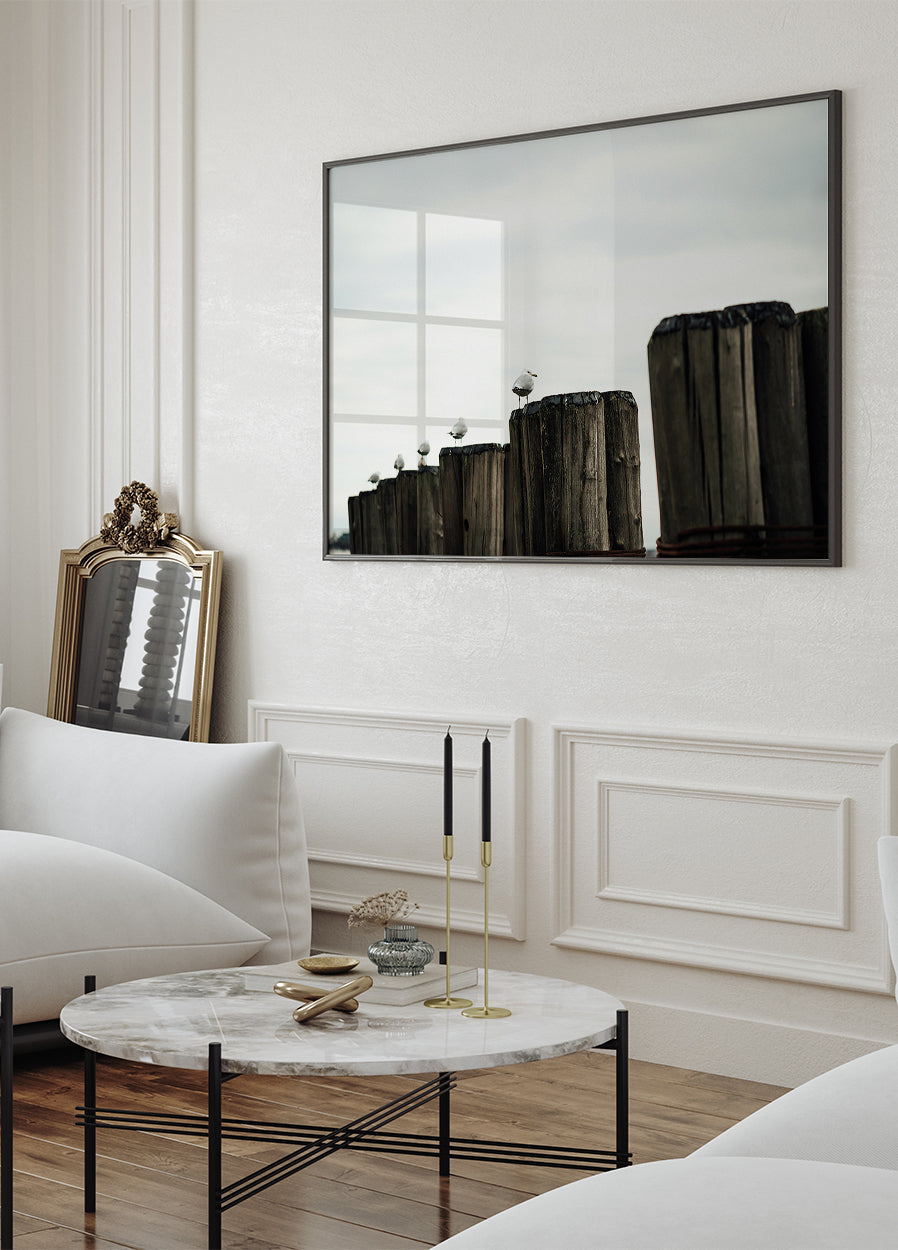 Seagulls Harbor Poster - Posterbox.dk