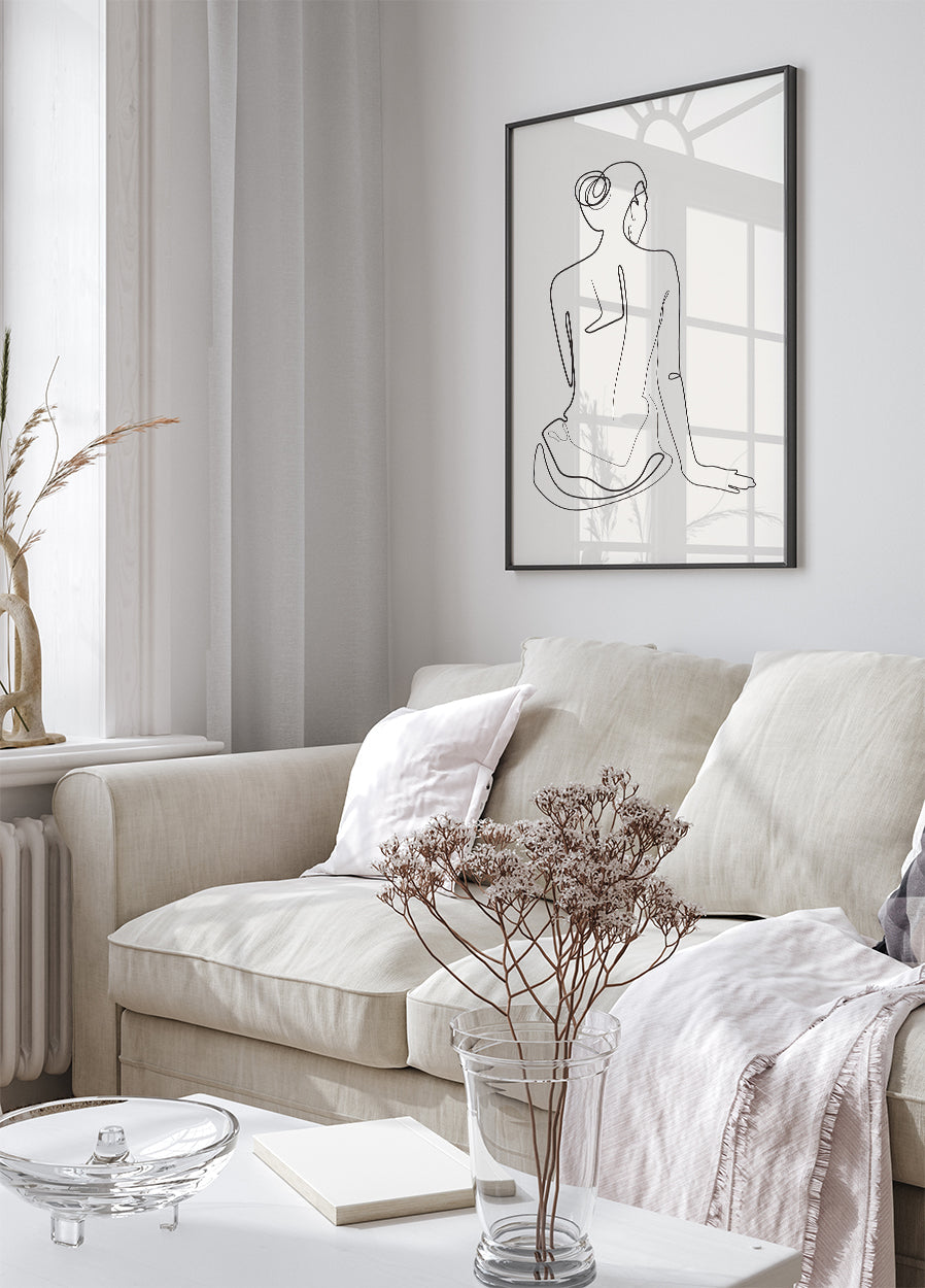 Shapes Line Art No. 1 Poster - Posterbox.dk