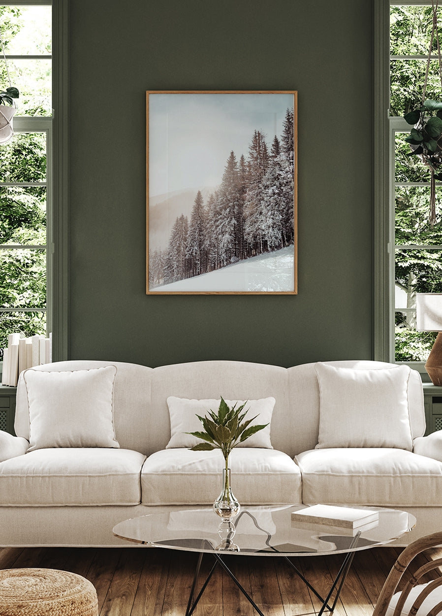 Snow Covered Trees Poster - Posterbox.dk