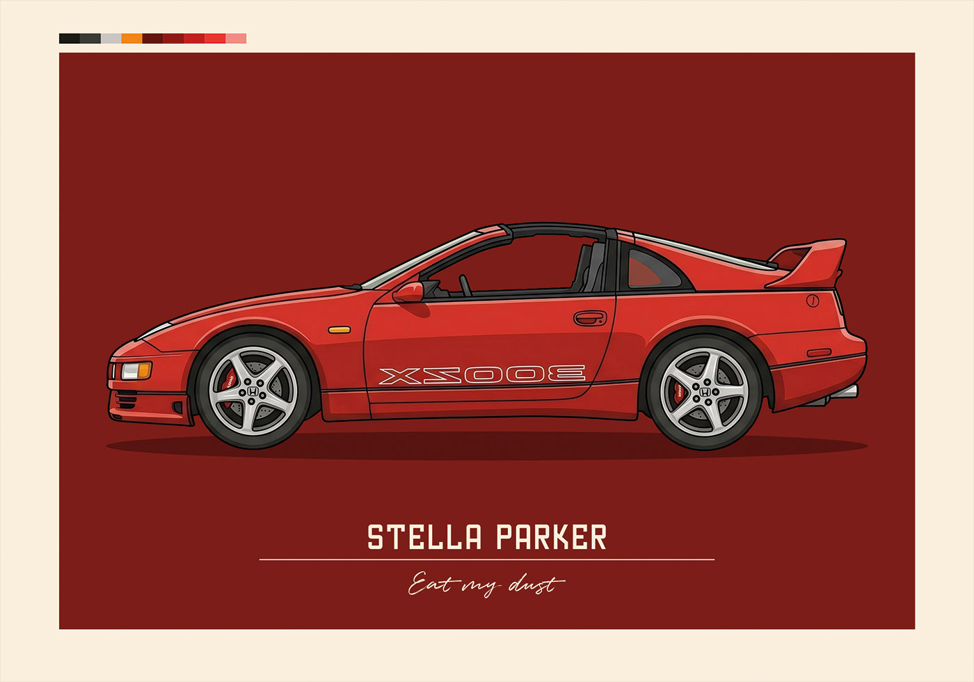 Sport Car Personal 12 Plakat - Posterbox