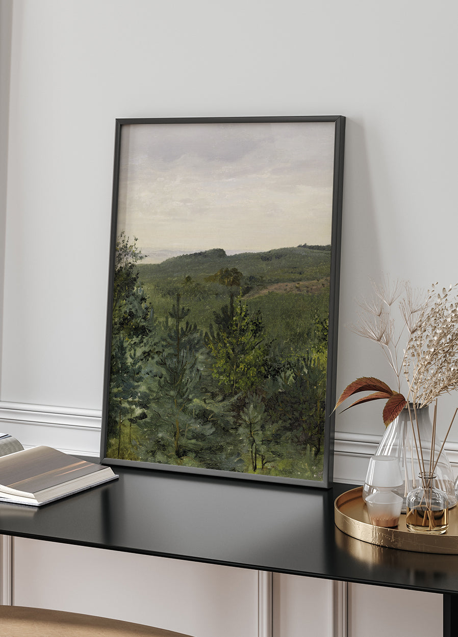 Spruce Saplings in Sandy Soil Study By Werner Holmberg Poster - Posterbox.dk