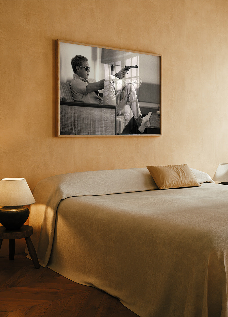 Steve McQueen Movie Scene Poster 1963 Poster - Posterbox.dk