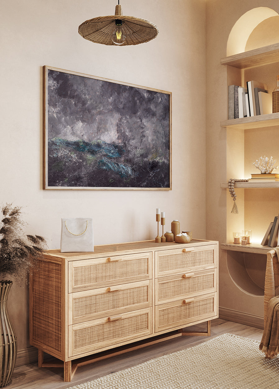 Storm in the Skerries By August Strindberg Poster - Posterbox.dk