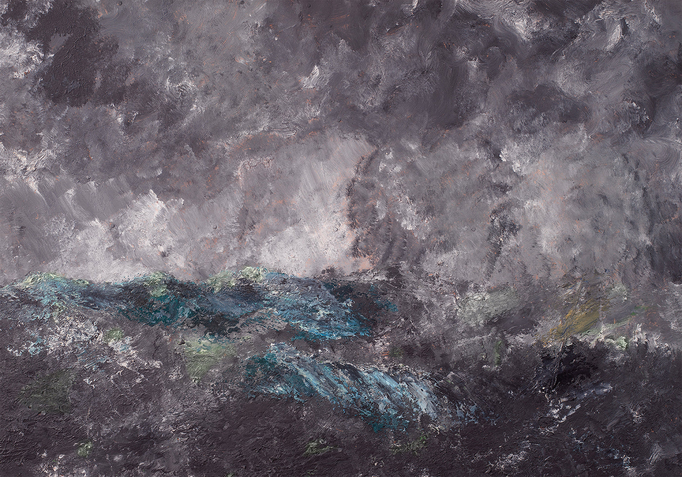 Storm in the Skerries By August Strindberg Poster - Posterbox.dk