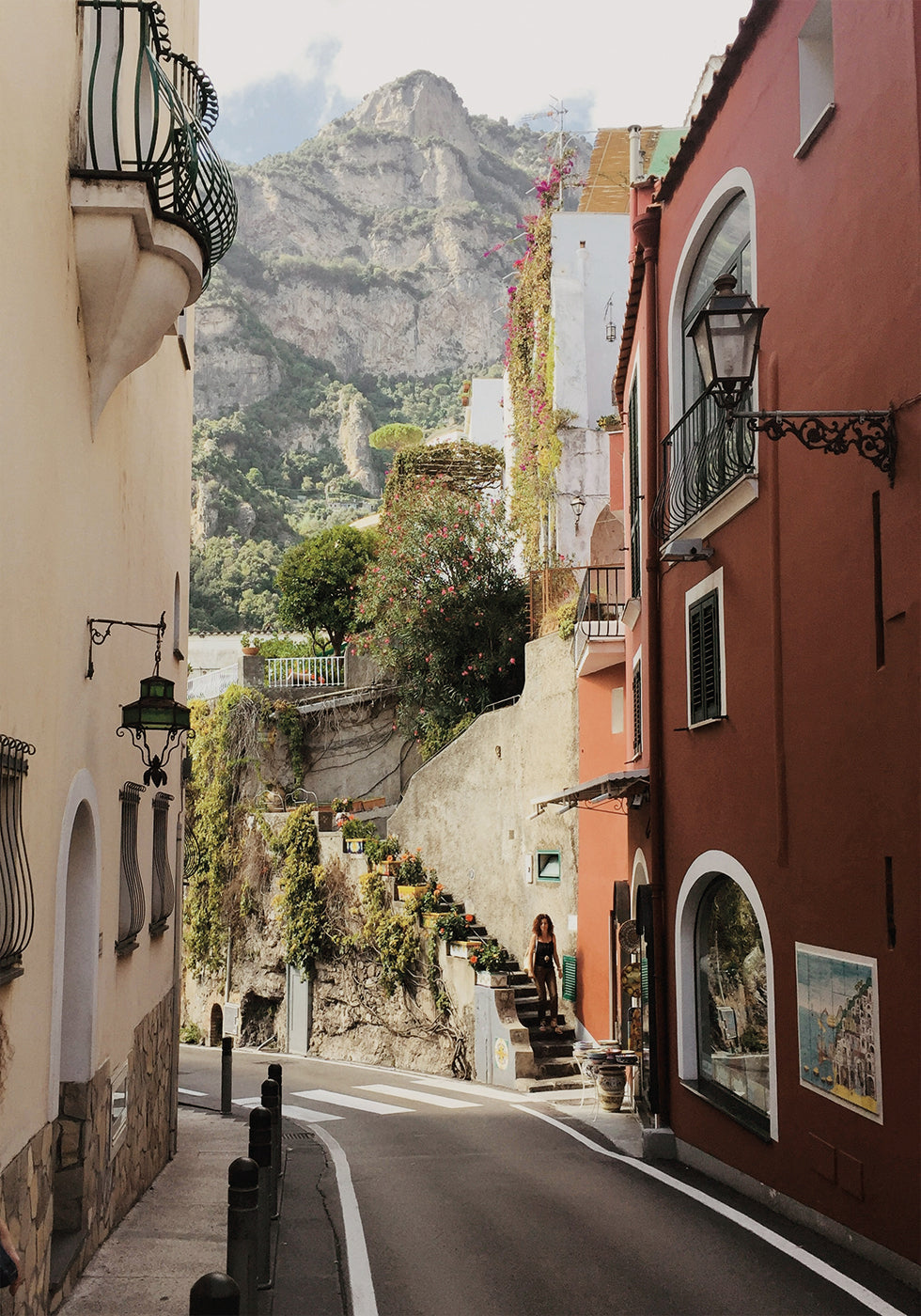 Street in Positano Poster - Posterbox.dk