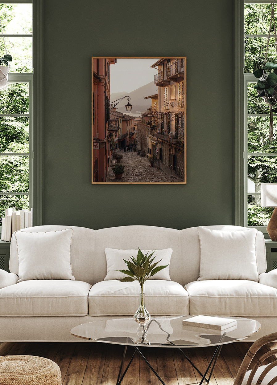 Sunset in Bellagio Poster - Posterbox.dk