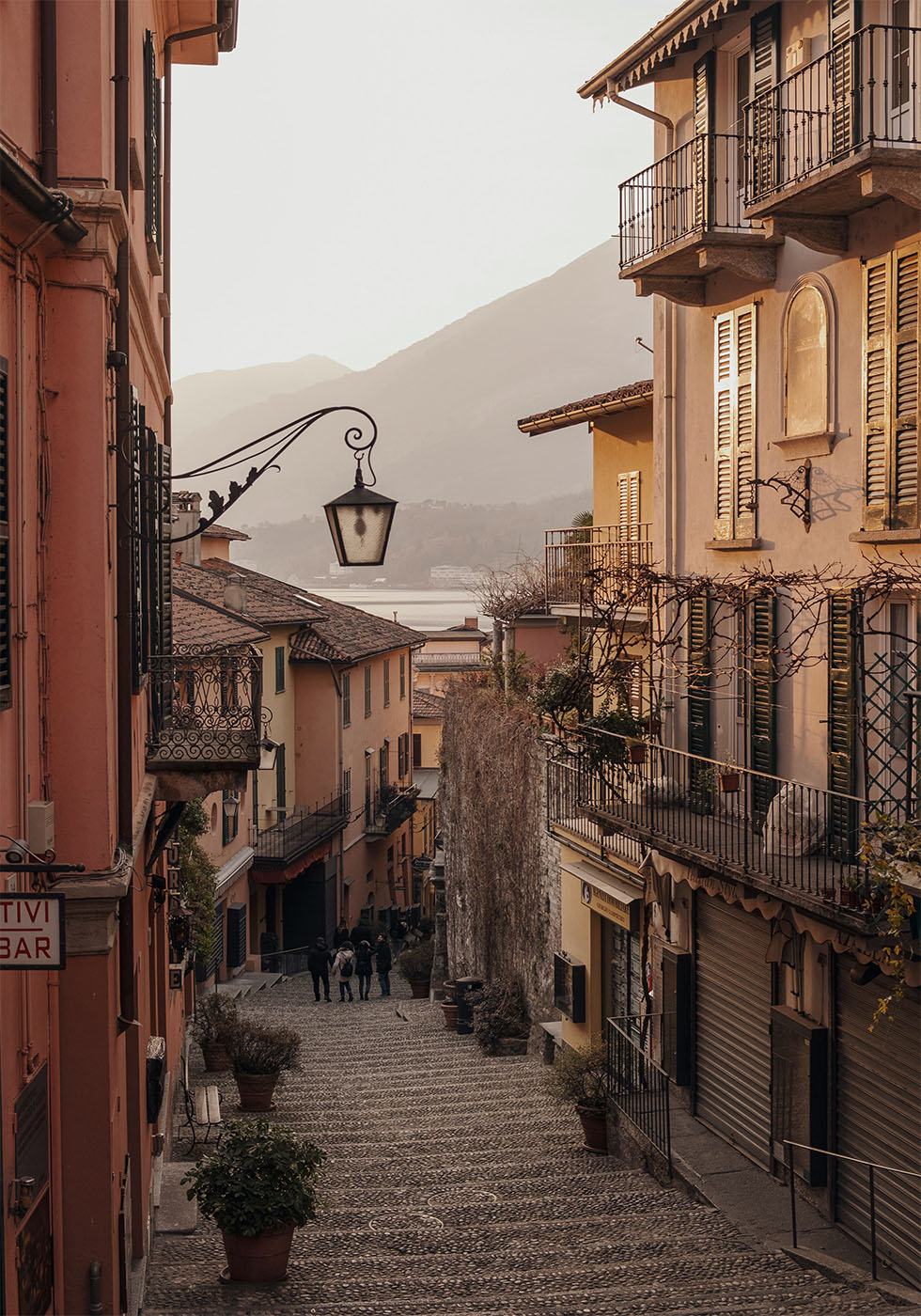 Sunset in Bellagio Poster - Posterbox.dk