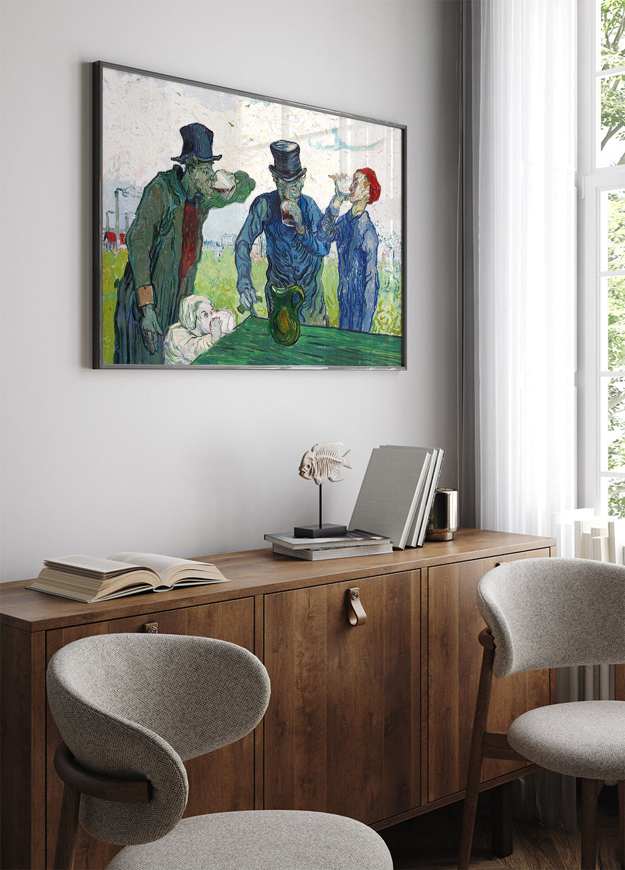 The Drinkers By Vincent van Gogh Poster - Posterbox.dk